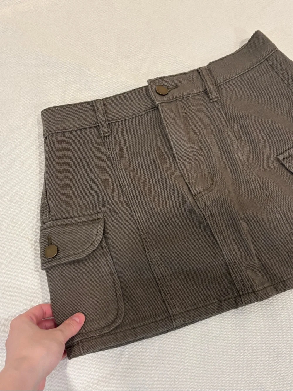 Cider Mini Cargo Skirt
